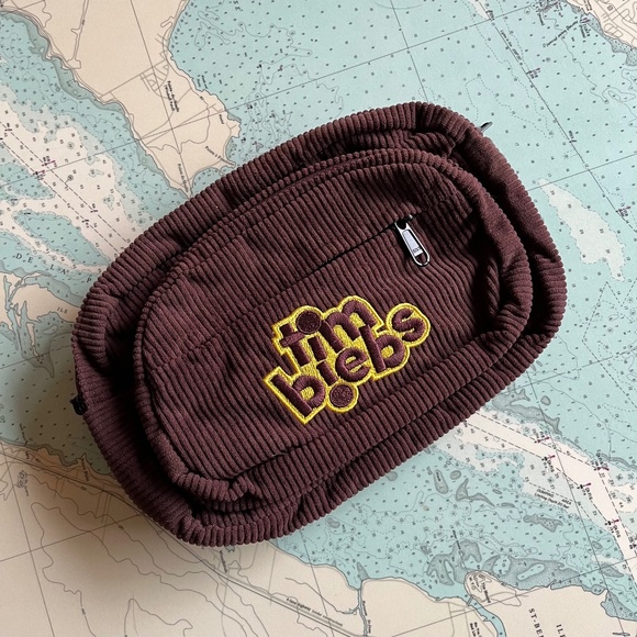 Tim Hortons Tim Biebs Justin Bieber Corduroy Fanny Pack - Picture 2 of 4